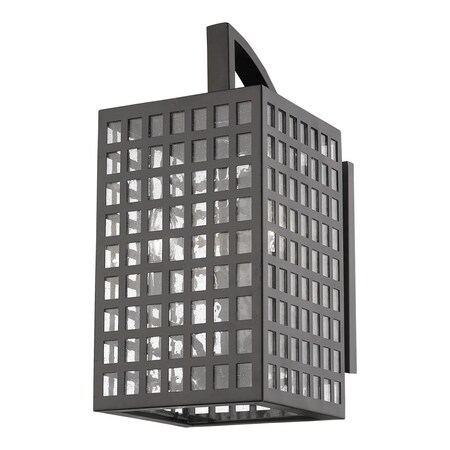 Homeroots 17.75 x 8 x 11.25 in. Letzel 3-Light Oil-Rubbed Bronze Wall Light 398347
